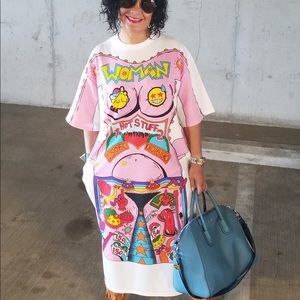 Oversized Tee Shirt Dress